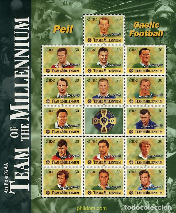Francobolli: 258682 MNH IRLANDA 1999 JUGADORES DE FUTBOL GAELICO