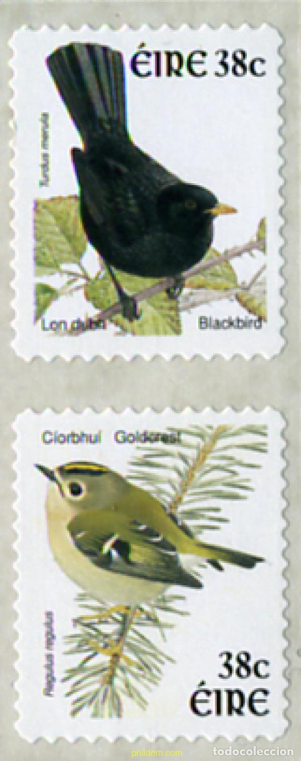 Timbres: 327343 MNH IRLANDA 2002 PAJAROS DE IRLANDA