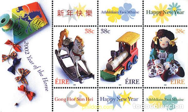 Sellos: 91041 MNH IRLANDA 2002 A&Ntilde;O LUNAR CHINO - A&Ntilde;O DEL CABALLO