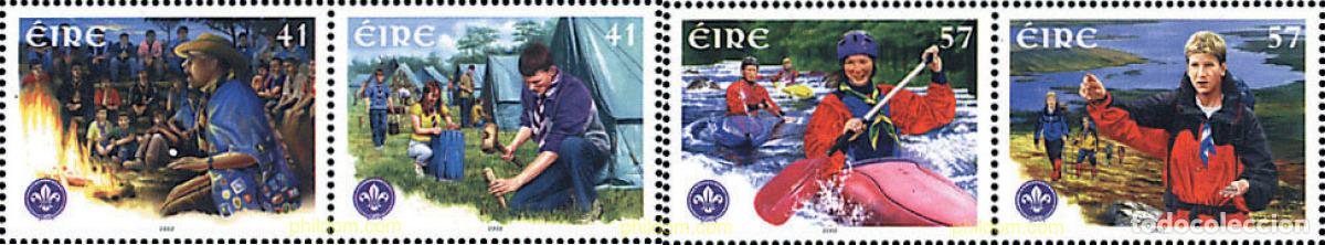 Sellos: 4974 MNH IRLANDA 2002 75 ANIVERSARIO DEL ESCULTISMO EN IRLANDA