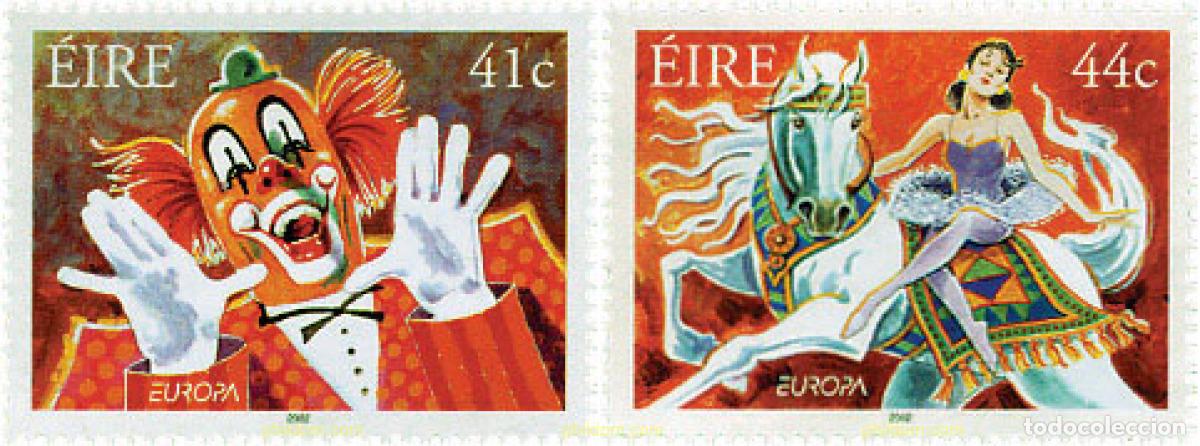 Sellos: 98473 MNH IRLANDA 2002 EUROPA CEPT 2002 - EL CIRCO