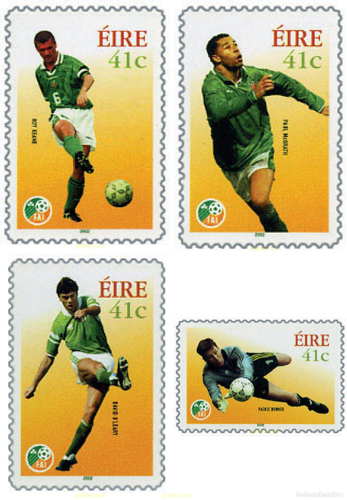 Sellos: 98476 MNH IRLANDA 2002 COPA DEL MUNDO DE FUTBOL. COREA DEL SUR Y JAPON-02