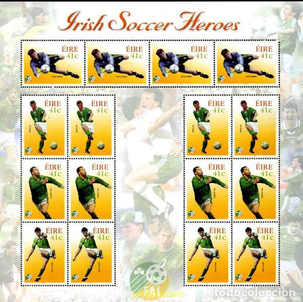 Sellos: 147097 MNH IRLANDA 2002 COPA DEL MUNDO DE FUTBOL. COREA DEL SUR Y JAPON-02