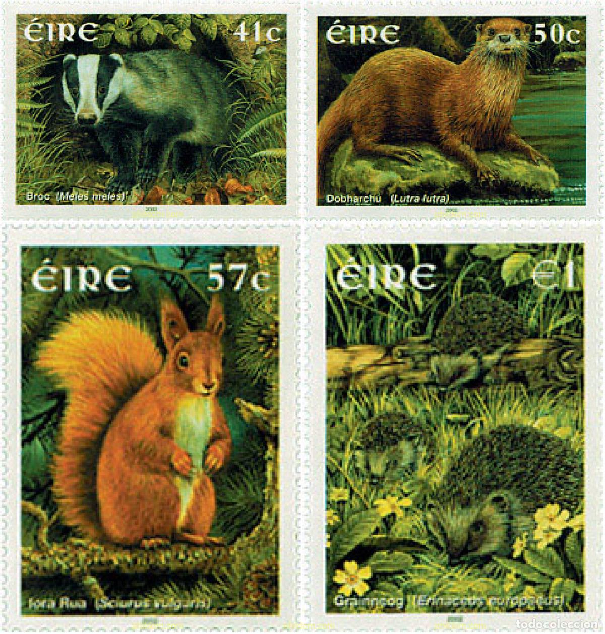 Sellos: 98470 MNH IRLANDA 2002 FAUNA