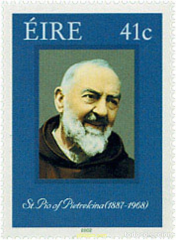 Sellos: 99105 MNH IRLANDA 2002 CANONIZACION DEL PADRE PIO
