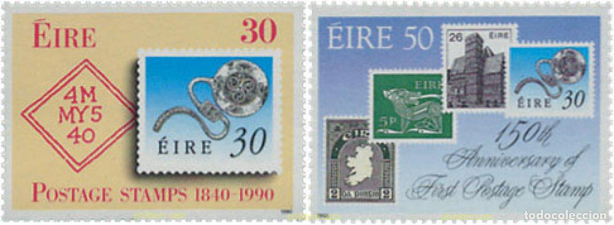 Sellos: 112841 MNH IRLANDA 1990 150 ANIVERSARIO DEL PRIMER SELLO