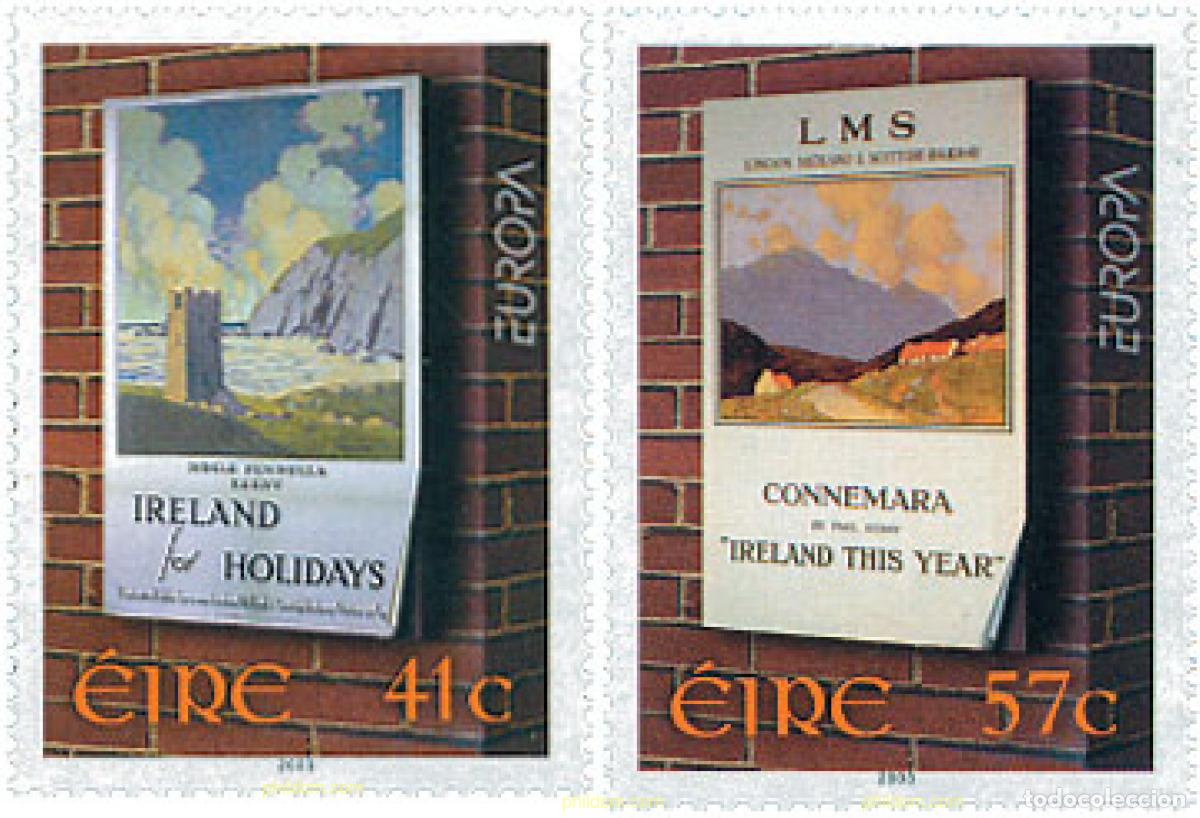 Timbres: 123329 MNH IRLANDA 2003 EUROPA CEPT. ARTE DEL CARTEL