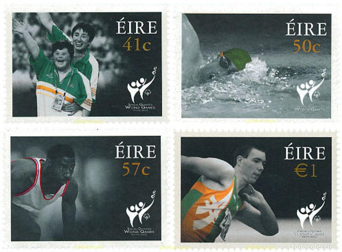 Sellos: 123724 MNH IRLANDA 2003 OLIMPIADAS ESPECIALES