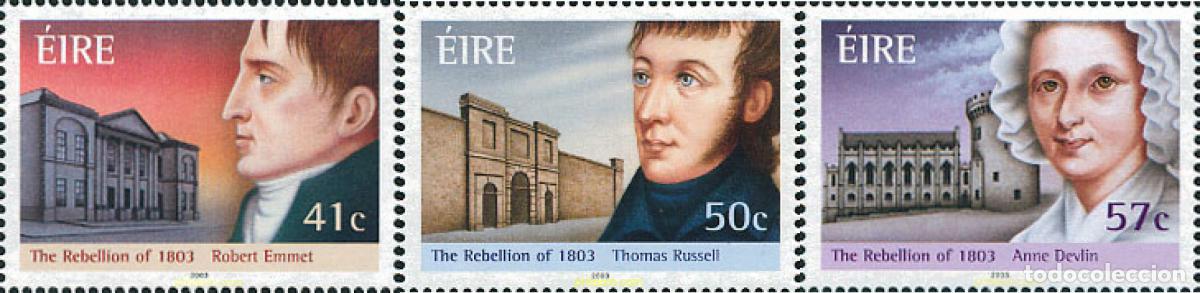 Sellos: 127649 MNH IRLANDA 2003 BICENTENARIO DE LA REBELION DE 1803