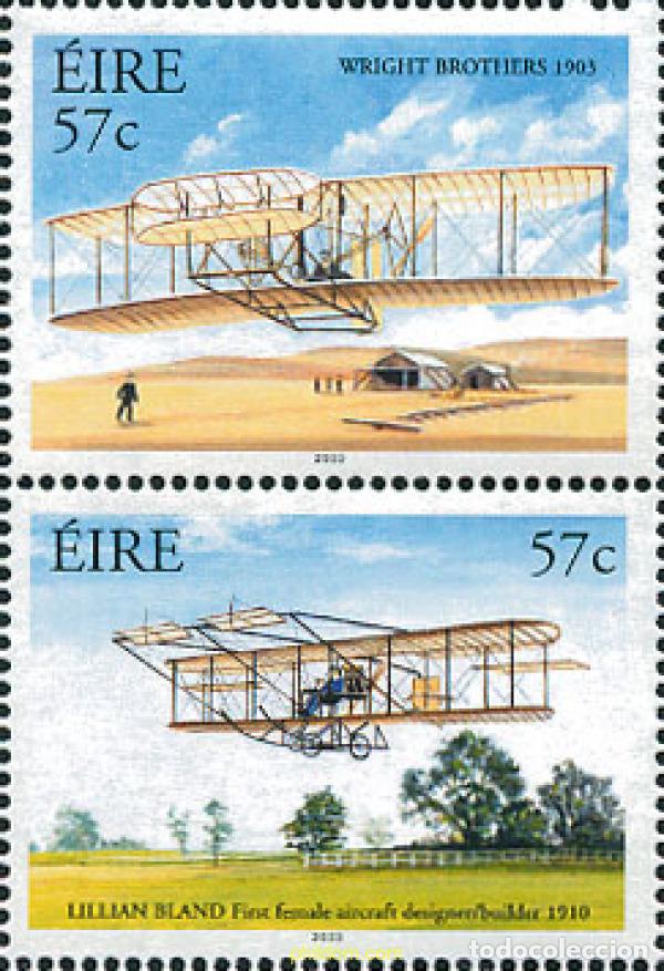 Sellos: 127646 MNH IRLANDA 2003 CENTENARIO DE LA AVIACION