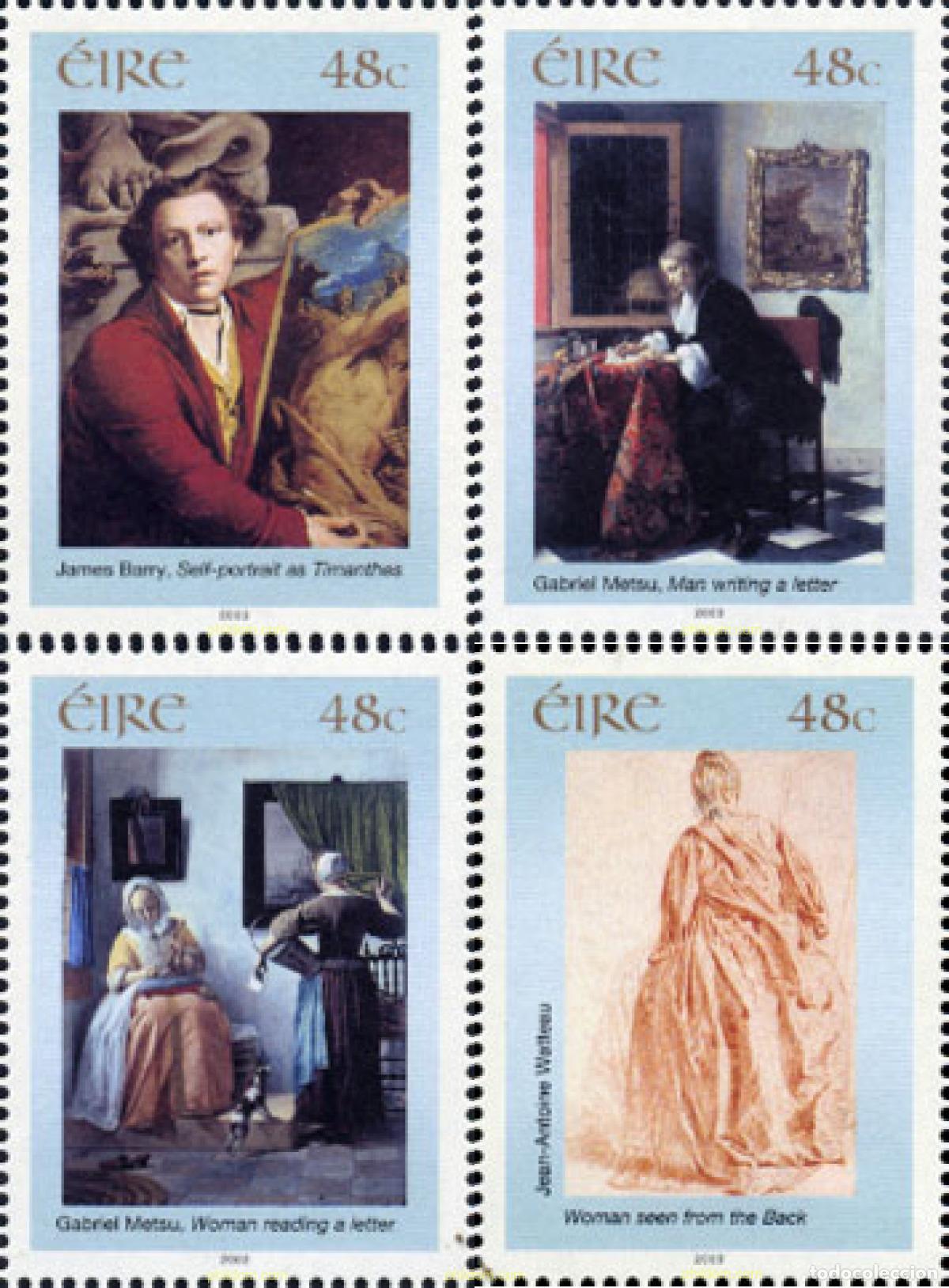 Sellos: 132935 MNH IRLANDA 2003 150 ANIVERSARIO DE LA GALERIA NACIONAL