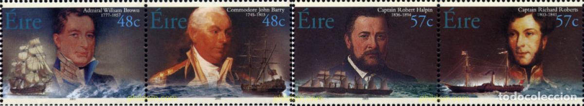 Sellos: 133169 MNH IRLANDA 2003 NAVEGANTES