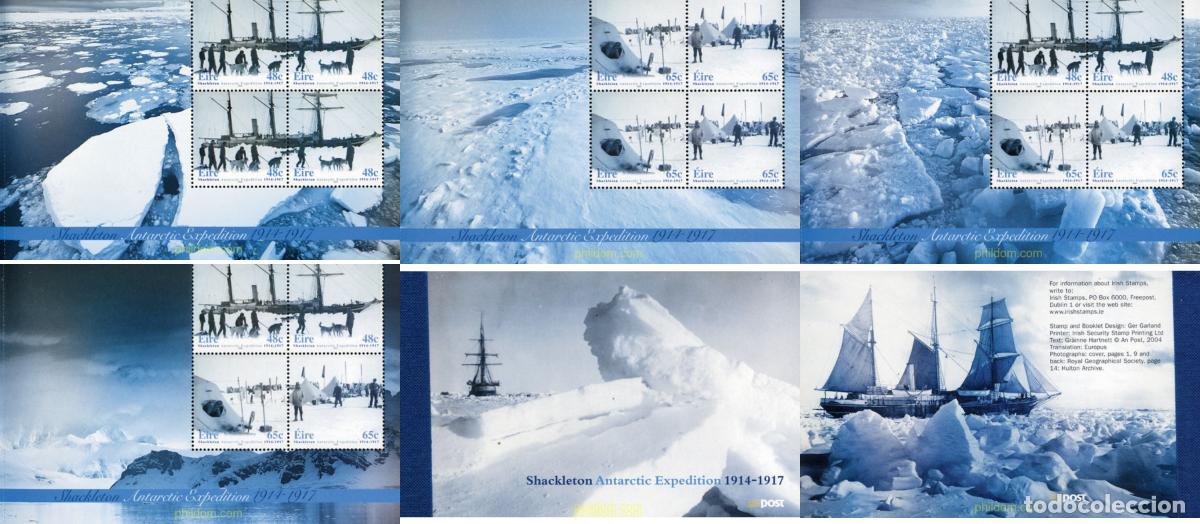 Timbres: 148900 MNH IRLANDA 2004 90 ANIVERSARIO DE LA EXPEDICION ANTARTICA DE ERNEST SHACKLETON