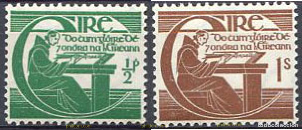 Timbres: 327278 HINGED IRLANDA 1944 300 ANIVERSARIO DE LA MUERTE DE MICHAEL O'CLERY