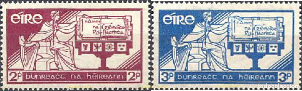 Timbres: 598330 HINGED IRLANDA 1937 PROCLAMACION DE LA CONSTITUCION IRLANDESA