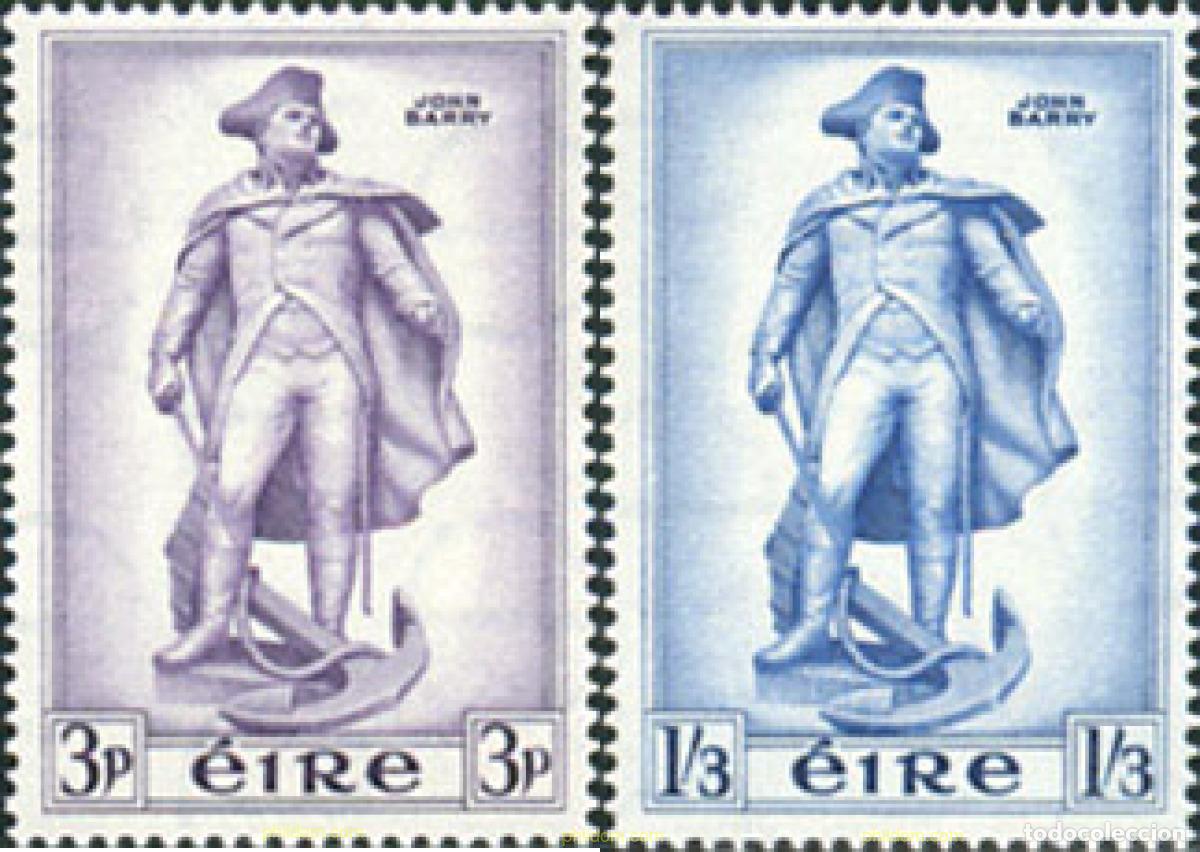 Timbres: 164404 MNH IRLANDA 1956 INAUGURACION DE LA ESTATUA DEL COMODORO JOHN BERRY EN WEXFORD