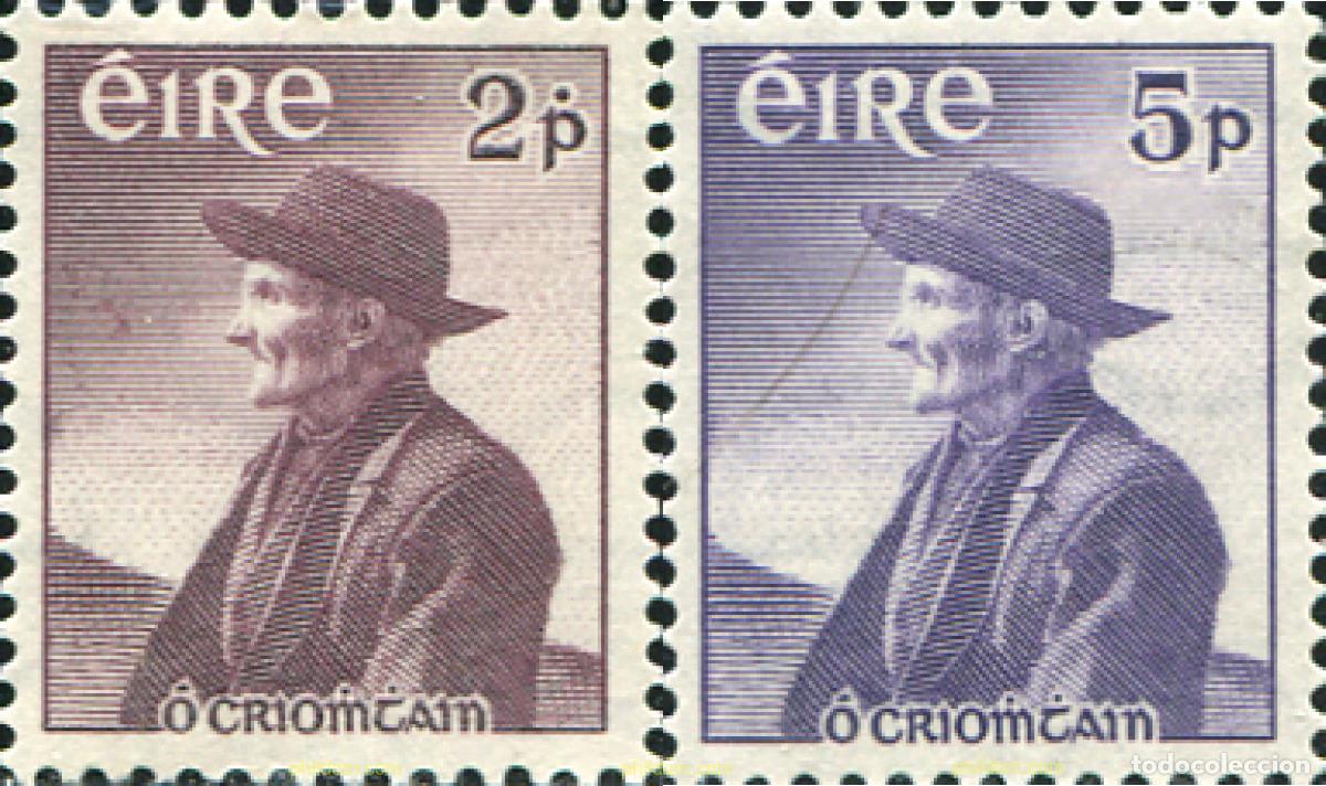 Timbres: 164414 MNH IRLANDA 1957 CENTENARIO DEL NACIMIENTO DE THOMAS O'CROHAN