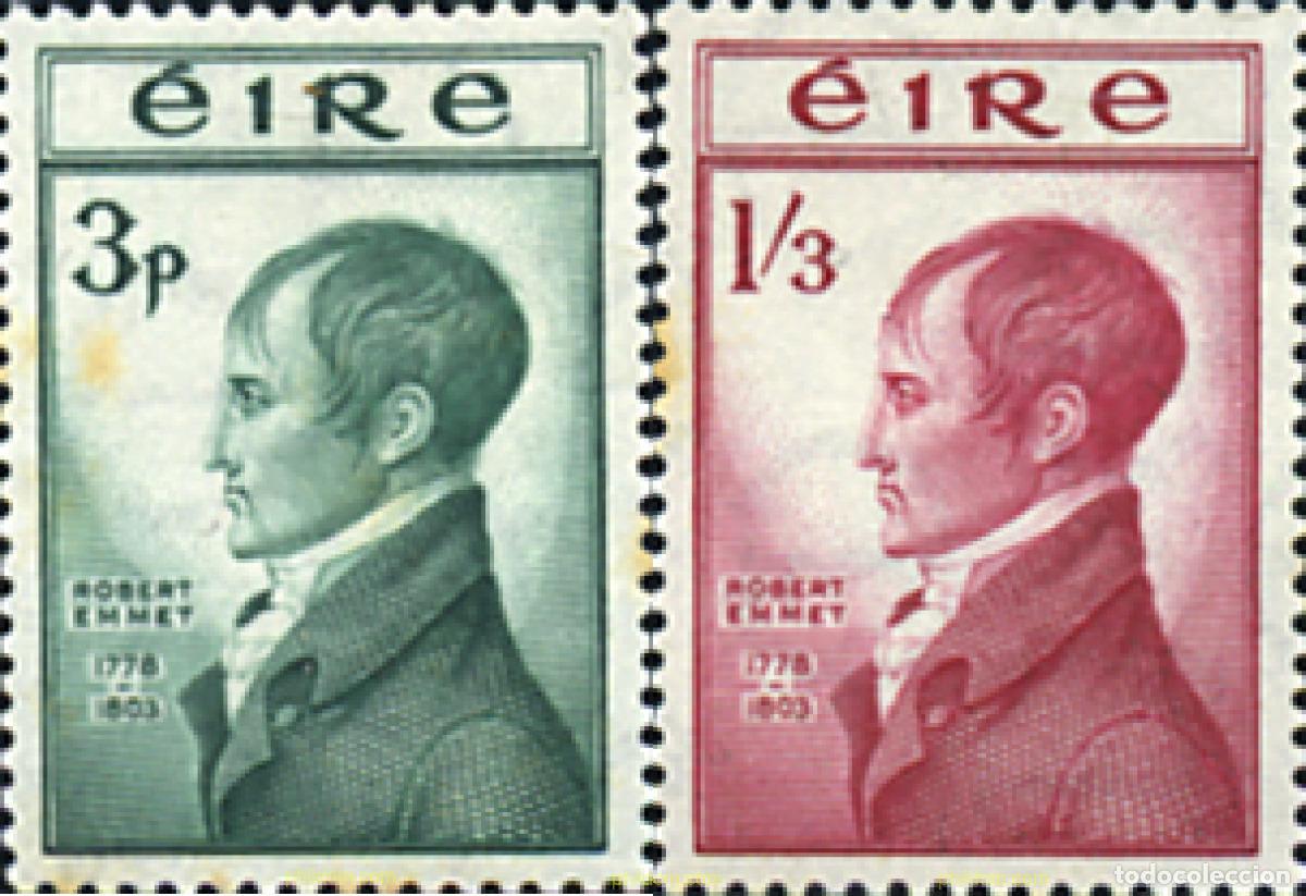 Francobolli: 327283 HINGED IRLANDA 1953 150 ANIVERSARIO DE LA MUERTE DE ROBERT EMMET