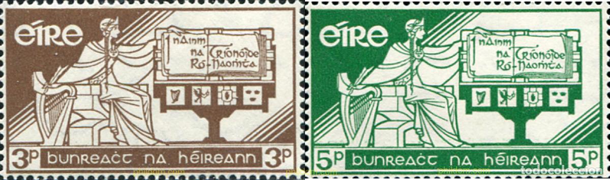 Francobolli: 164420 MNH IRLANDA 1958 21 ANIVERSARIO DE LA CONSTITUCION IRLANDESA