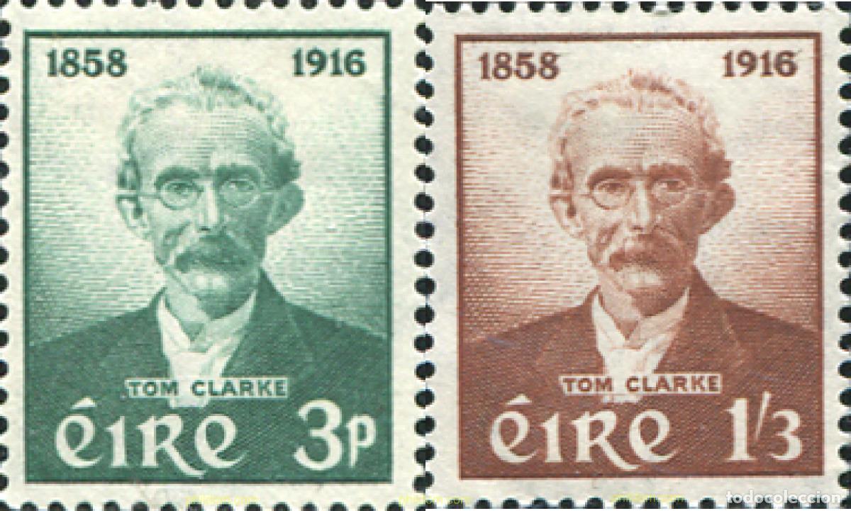Francobolli: 164418 MNH IRLANDA 1958 CENTENARIO DEL NACIMIENTO DE THOMAS J. CLARKE