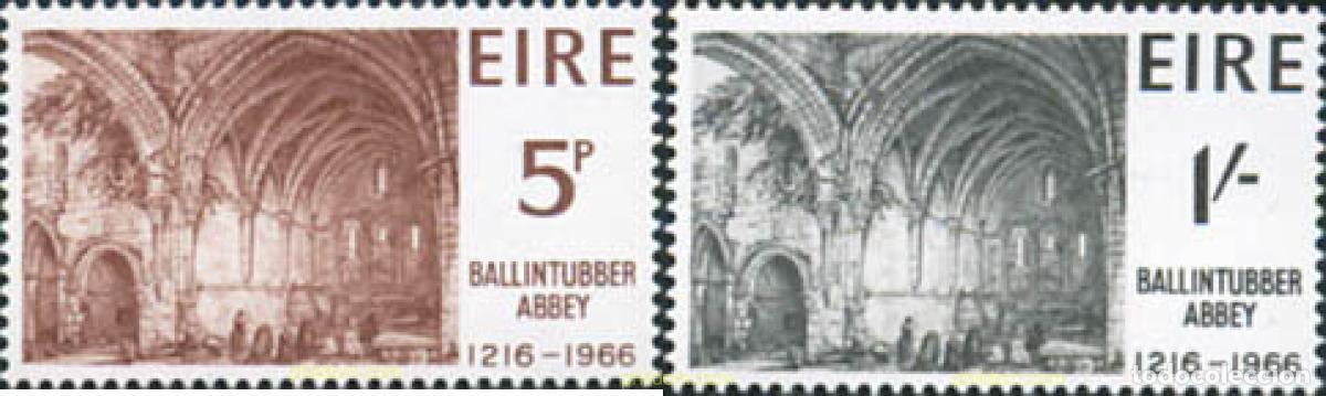 Francobolli: 164440 MNH IRLANDA 1966 750 ANIVERSARIO DE LA ABADIA DE BALLINTUBBER