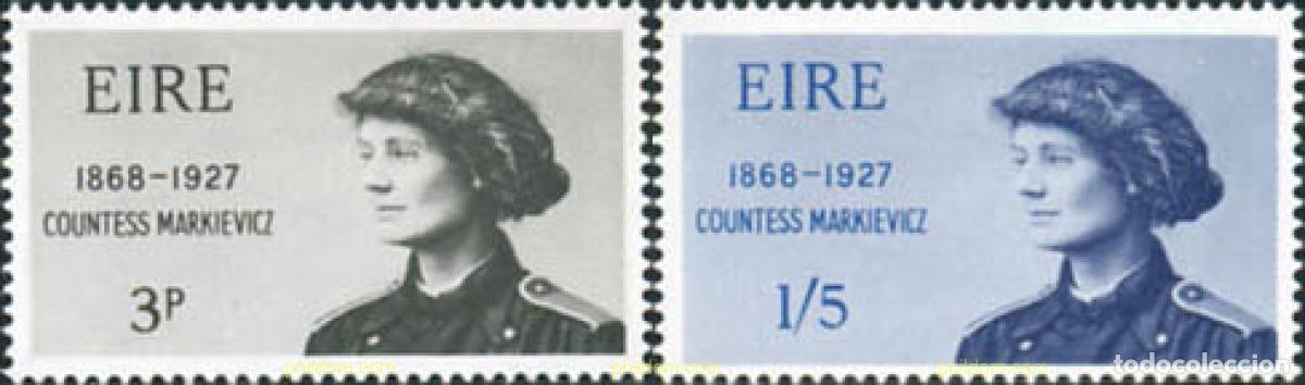 Francobolli: 164450 MNH IRLANDA 1968 CENTENARIO DEL NACIMIENTO DE CONSTANCE MARKIEWICZ