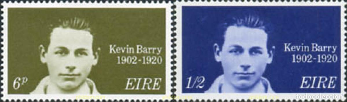 Francobolli: 164466 MNH IRLANDA 1970 50 ANIVERSARIO DE LA MUERTE DE KEVIN BARRY