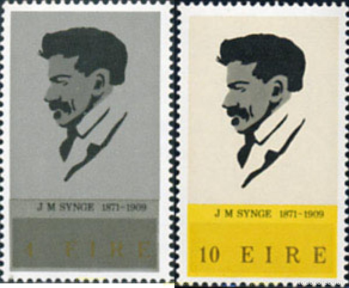 Sellos: 164708 MNH IRLANDA 1971 CENTENARIO DEL NACIMIENTO DE JOHN MILLINGTON SYNGE