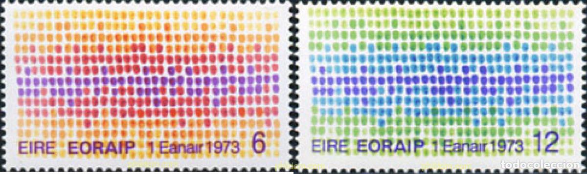 Sellos: 164720 MNH IRLANDA 1973 ENTRADA DE IRLANDA EN LA COMUNIDAD ECONOMICA EUROPEA