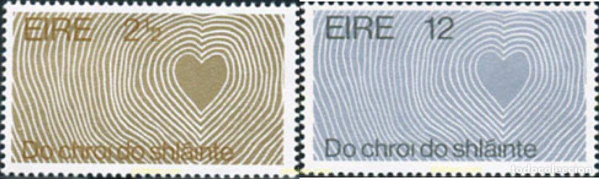 Sellos: 164713 MNH IRLANDA 1972 CAMPA&Ntilde;A MUNDIAL DEL CORAZON