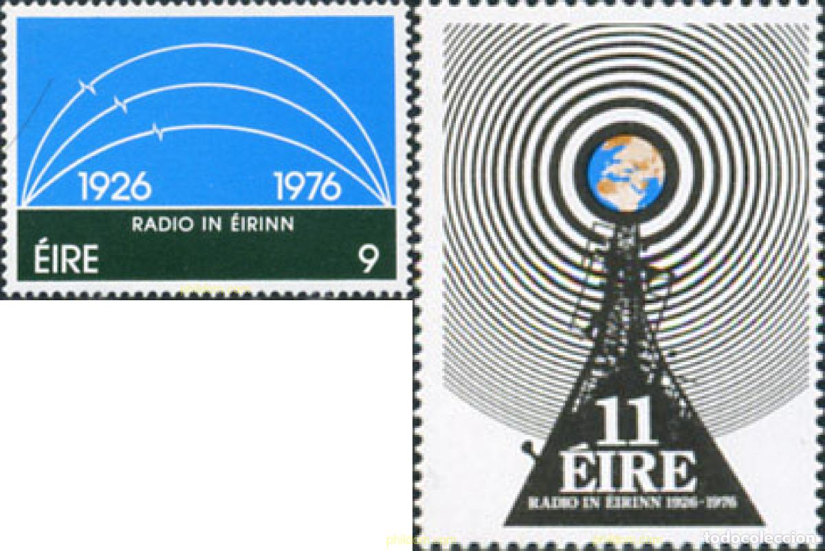 Sellos: 164756 MNH IRLANDA 1976 50 ANIVERSARIO DE LA RADIO IRLANDESA