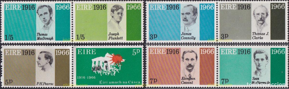 Sellos: 147146 MNH IRLANDA 1966 50 ANIVERSARIO DE LA REVOLUCION DE PASCUA DE 1916