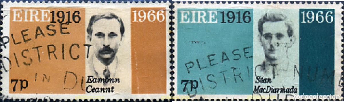 Sellos: 286663 USED IRLANDA 1966 50 ANIVERSARIO DE LA REVOLUCION DE PASCUA DE 1916