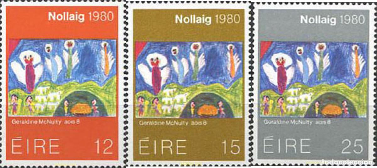 Timbres: 164790 MNH IRLANDA 1980 NAVIDAD
