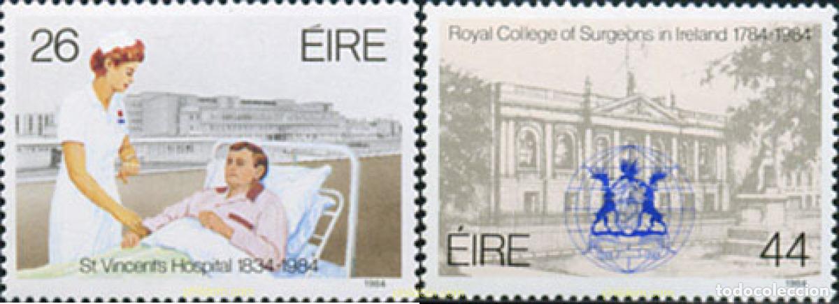 Stamps: 164830 MNH IRLANDA 1984 INSTITUCIONES MEDICAS IRLANDESAS