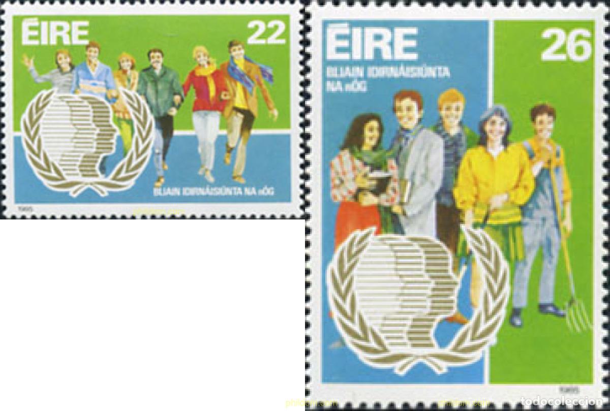Stamps: 164846 MNH IRLANDA 1985 A&Ntilde;O INTERNACIONAL DE LA JUVENTUD