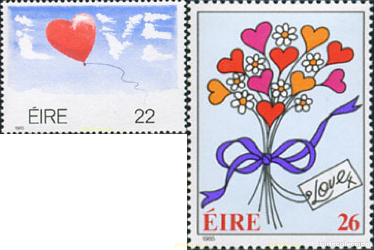 Stamps: 164838 MNH IRLANDA 1985 DIA DE SAN VALENTIN