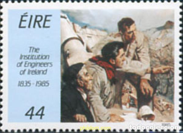 Stamps: 164849 MNH IRLANDA 1985 150 ANIVERSARIO DE LA SOCIEDAD IRLANDESA DE INGENIEROS