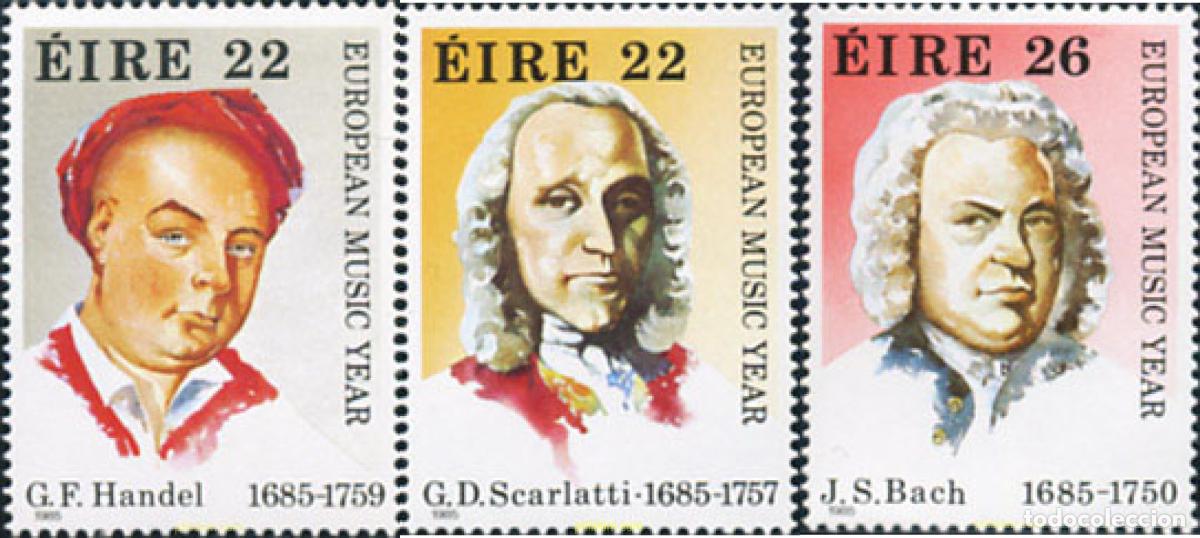 Stamps: 164841 MNH IRLANDA 1985 A&Ntilde;O EUROPEO DE LA MUSICA