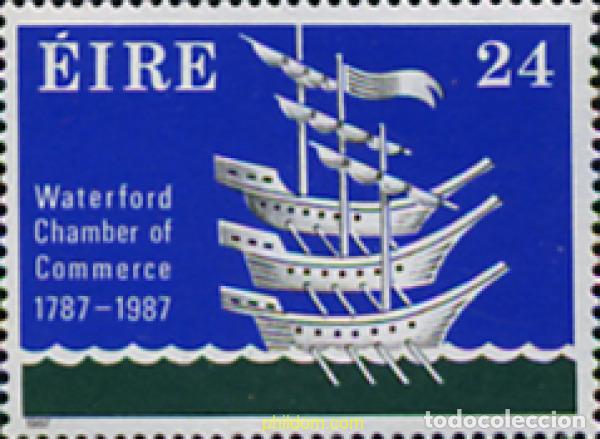 Stamps: 164869 MNH IRLANDA 1987 BICENTENARIO DE LA CAMARA DE COMERCIO DE WATERFORD