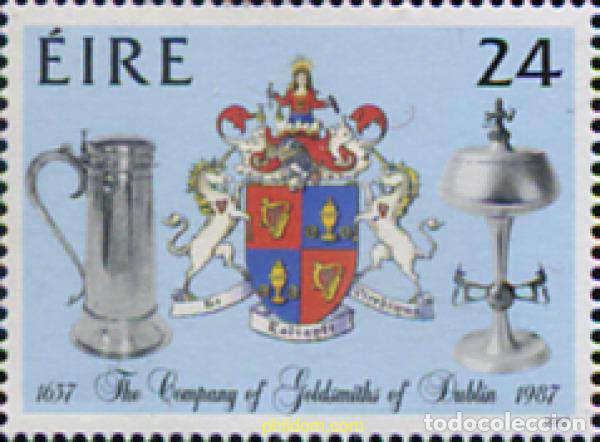 Stamps: 164871 MNH IRLANDA 1987 350 ANIVERSARIO DE LA SOCIEDAD DE ORFEBRES DE DUBLIN