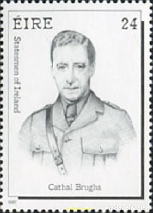 Stamps: 164875 MNH IRLANDA 1987 HOMBRES DE ESTADO