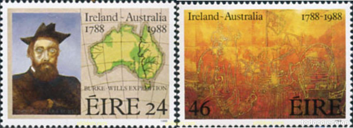 Stamps: 164880 MNH IRLANDA 1988 200 ANIVERSARIO DE LA COLONIZACION DE AUSTRALIA