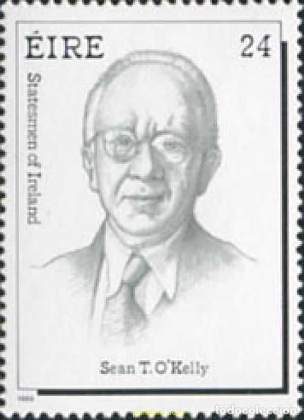 Sellos: 164899 MNH IRLANDA 1989 HOMBRES DE ESTADO