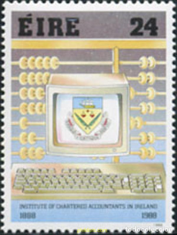 Sellos: 164888 MNH IRLANDA 1988 CENTENARIO DEL INSTITUTO DE CONTABLES