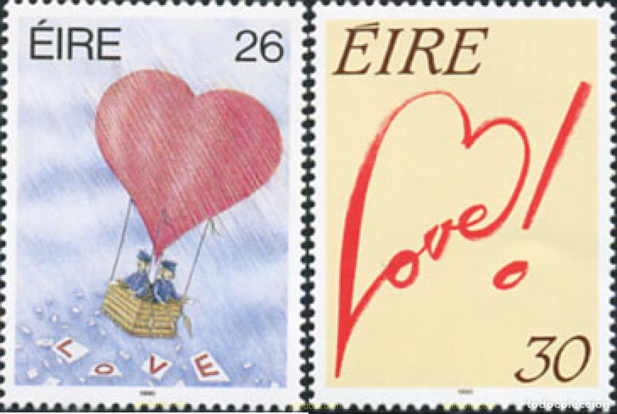Sellos: 164908 MNH IRLANDA 1990 DIA DE SAN VALENTIN