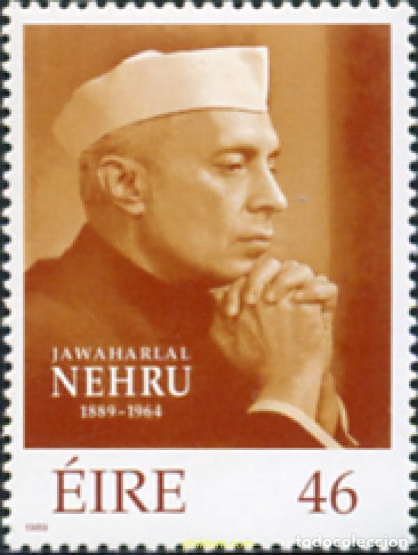 Sellos: 164900 MNH IRLANDA 1989 CENTENARIO DEL NACIMIENTO DE JAWAHARLAL NEHRU