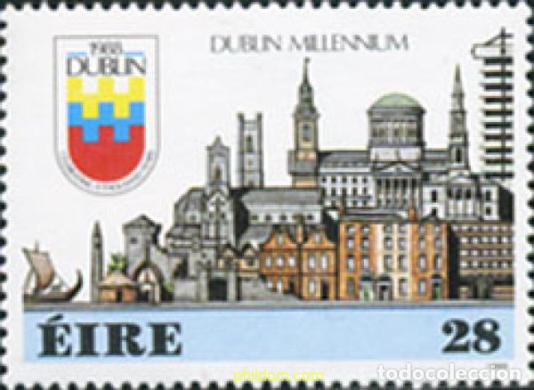 Sellos: 147205 MNH IRLANDA 1988 MILENARIO DE DUBLIN