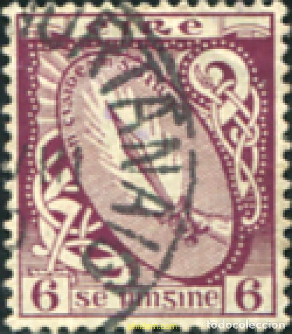 Sellos: 634546 USED IRLANDA 1922 SIMBOLOS NACIONALES