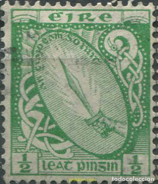 Sellos: 666604 USED IRLANDA 1922 SIMBOLOS NACIONALES